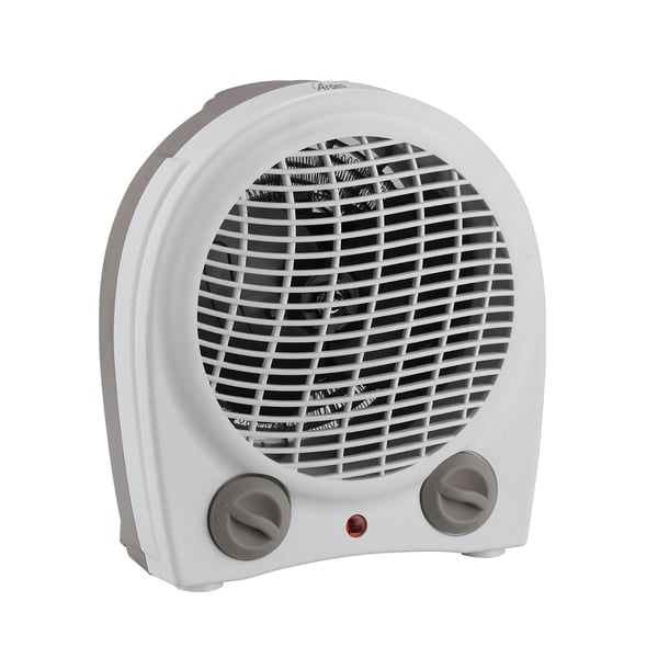 Ardes Tepo Mini Indendørs Grå, Hvid 2000 W Blæser med elektrisk områdevarmer