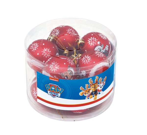 Miniatyrbillede 1 af 3: Arditex PW14026 julepynt Kugle, juleornament Polyethylen Flerfarvet, Rød 10 stk