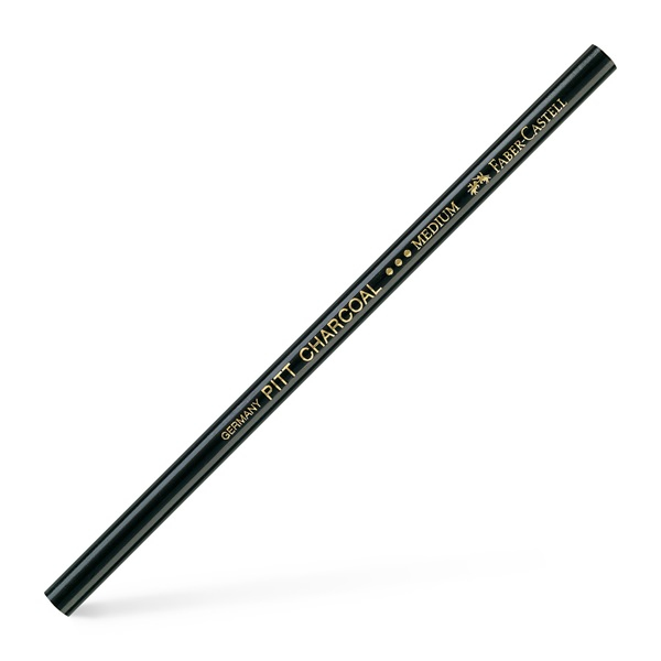 Miniatyrbillede 1 af 2: Faber-Castell PITT kulblyant 1 stk Sort