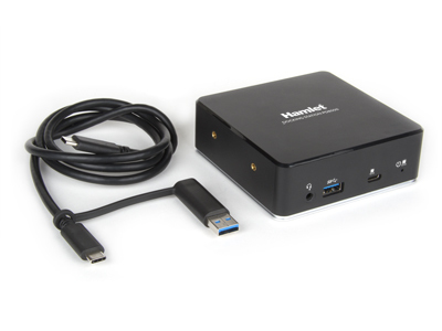 Pikkukuva 6 / 10: Hamlet HDKC-PD8000 kannettavien tietokoneiden telakka ja porttitoistin Langallinen USB 3.2 Gen 1 (3.1 Gen 1) Type-C Musta
