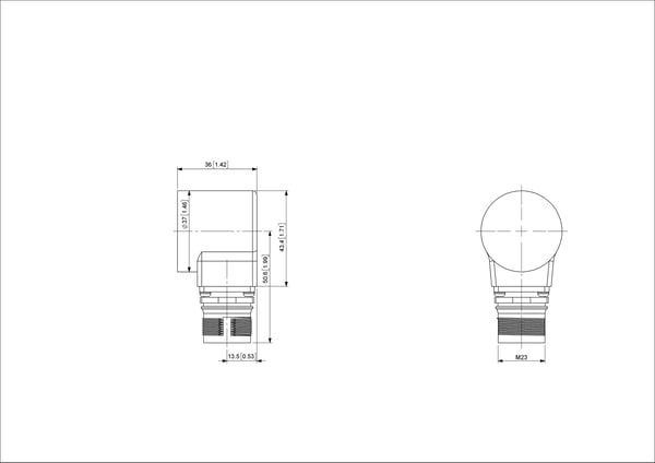 Posital UCD-S401B-0012-M100-PRL koder Spring klemme 1 cm