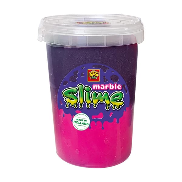 Miniatyrbillede 1 af 5: SES Creative Slime - Marble - Roze en paarse slijm - Goed uitwasbaar – Kant en klare slijm om mee te spelen en ontdekken - Glutenvrij