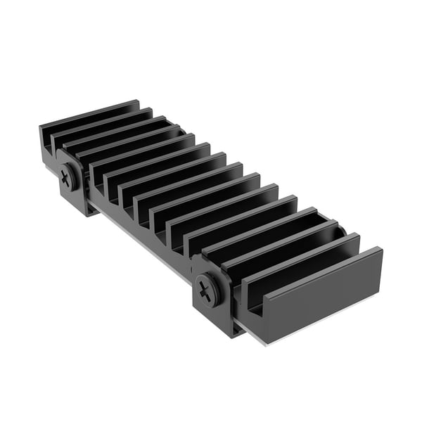 Akasa Gecko Pro SSD-asema Jäähdytyslevy/jäähdytin Musta 1 kpl