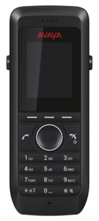 Avaya DECT 3730 Handenhet till DECT-telefon Namn och uppringnings-ID Svart