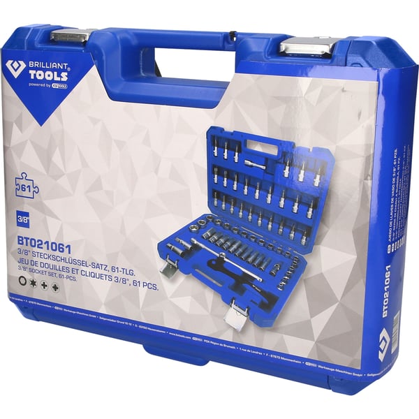 Brilliant Tools BT021061 hylsy & hylsysarja Pistorasiasarja