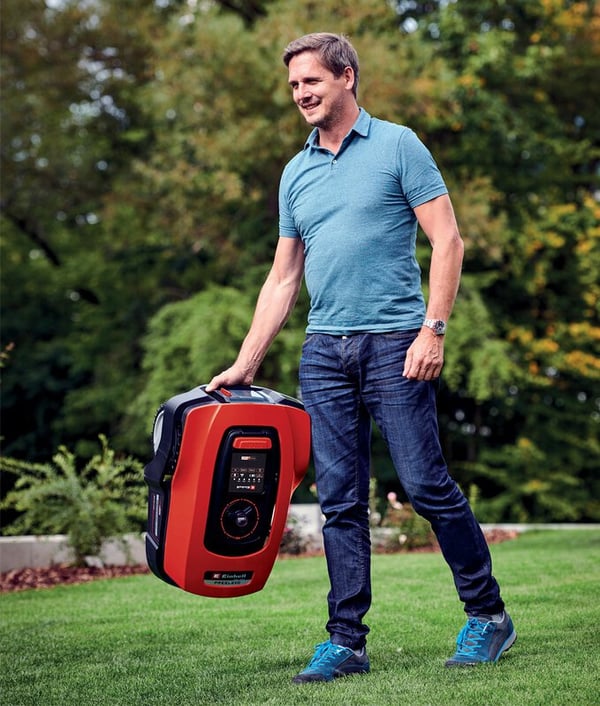 Einhell Freelexo 450 BT Solo Robotgräsklippare Batteri Svart, Röd, Silver