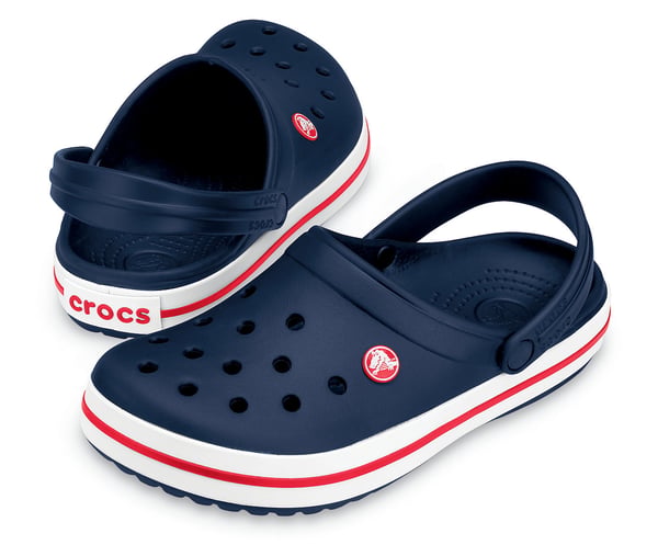 Miniatyrbild 6 av 6: Crocs Crocband Clog Hankoppling Marinblå, Röd, Vit