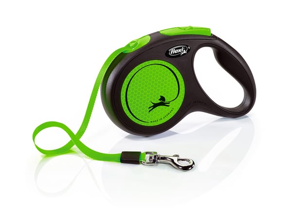 Flexi Neon 5 m Musta, Vihreä Koira Sisäänvedettävä hihna Flexi Neon 5 m Musta, Vihreä Koira Sisäänvedettävä hihna