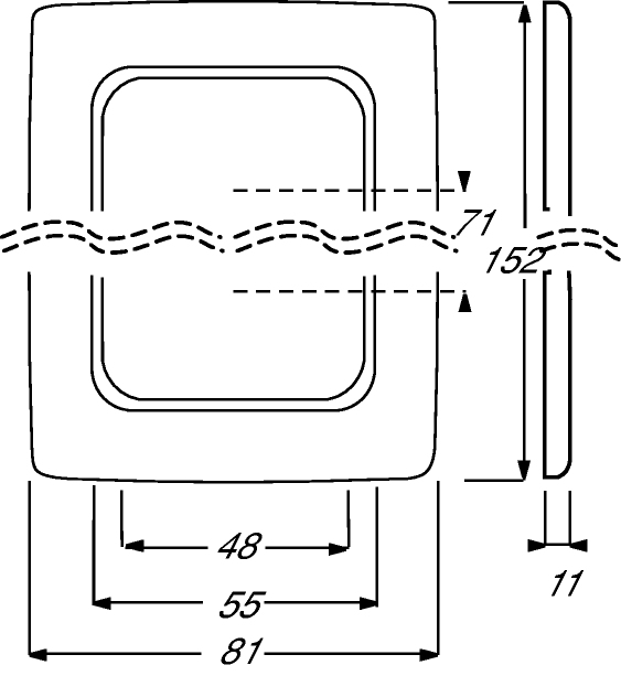 Miniatyrbillede 2 af 2: Busch-Jaeger RAMME 2-FACH / BUSCH 2512-212K-102 2CKA001725A1490
