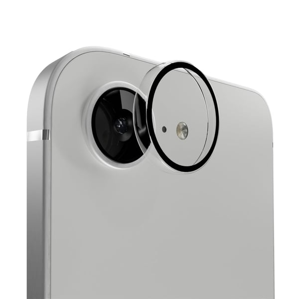 Miniatyrbillede 6 af 7: PURO PUSDGLPIPHONESE25TR Skærm og -bagsidebeskytter til mobiltelefon Beskyttelse af kameralinsen Apple 1 stk