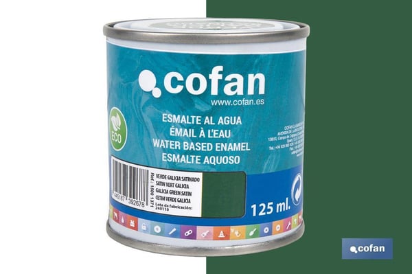 Cofan 15001371 akvarellfärger Grön 125 ml
