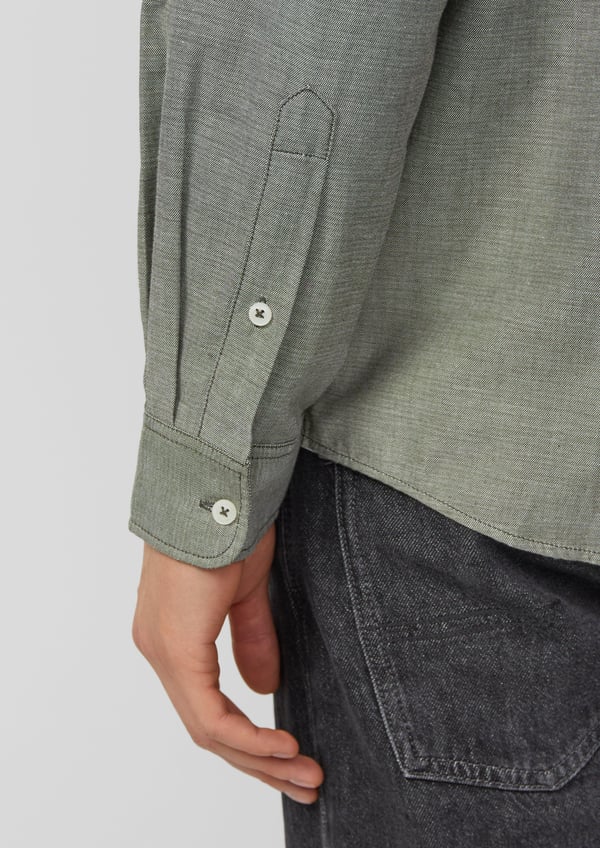 Miniatyrbillede 8 af 8: s.Oliver 2172004.7938.L skjorte & top Krave med knapper Bomuld, Polyester