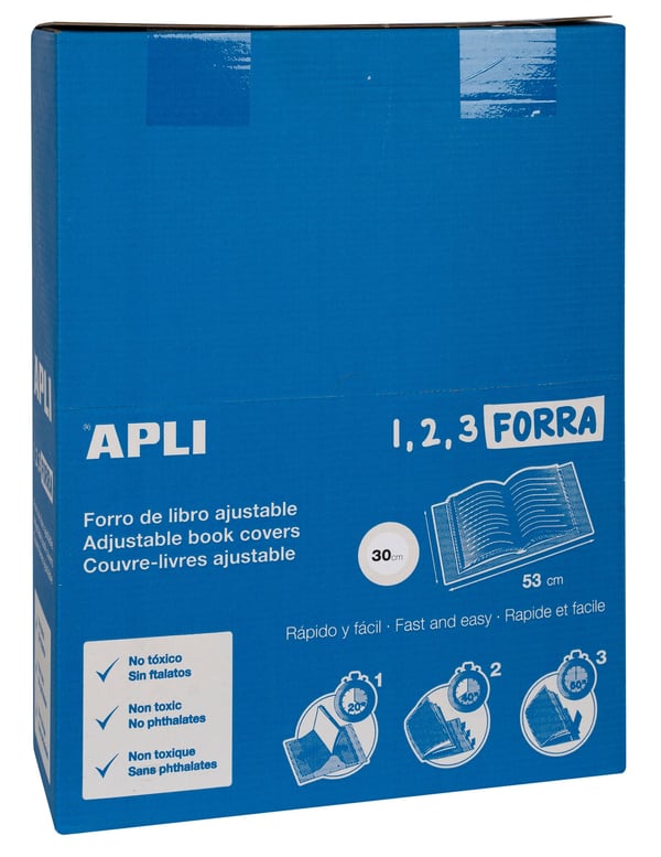 APLI 16914 magasin & bogomslag 5 stk Transparent