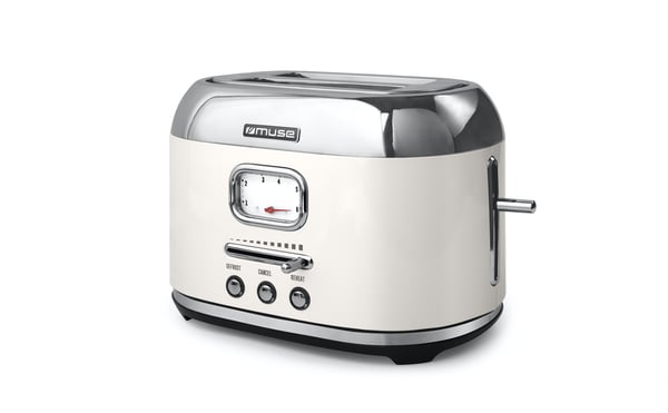 Muse MS-120 SC leivänpaahdin 6 2 viipale(i)ta 1000 W Valkoinen Muse MS-120 SC leivänpaahdin 6 2 viipale(i)ta 1000 W Valkoinen