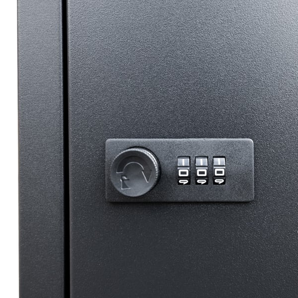 Extralink LOCKSTAR PACZKOMAT SKRZYNKA NA PACZKI 44X34X55CM STALOWA SKRZYNIA postkasse Sort Pakke med faldkasse Metal