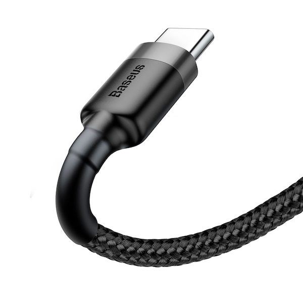 Baseus CATKLF-BG1 USB-kablar 1 m USB A USB C Svart