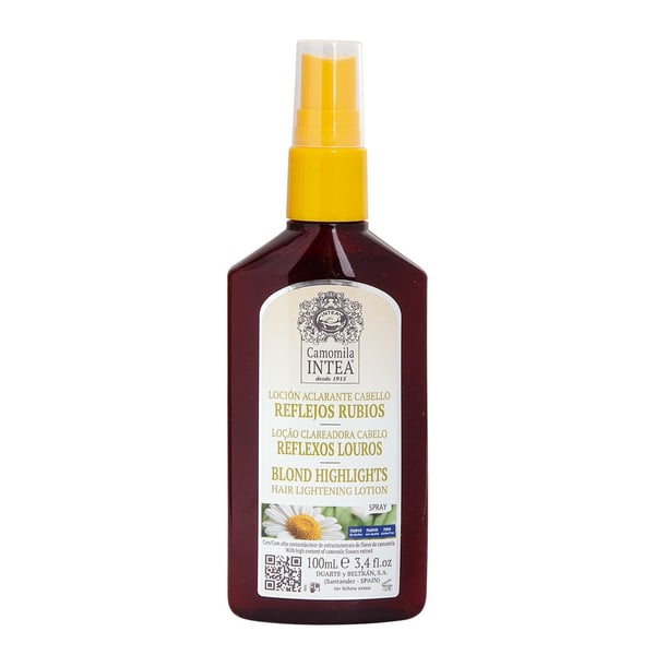 Inteacosmetics Premium Natural Blonde Highlights Hair Lightening Spray with Ecologic Camomile Extract without alcohol Hårlotion Kvinder 100 ml