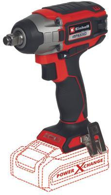 Einhell IMPAXXO 18/230 2900 rpm Sort, Rød