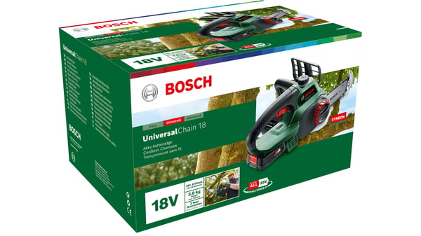 Bosch UniversalChain 18 Svart, Grön