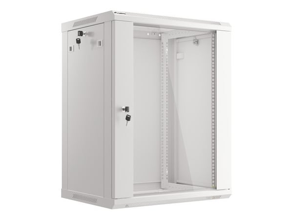 Miniatyrbild 1 av 10: Lanberg WF01-6415-10S rack 15U Väggmonterad rack Grå