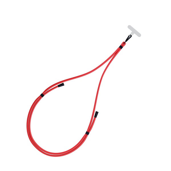 3MK EasyClip hihna Matkapuhelin Nailon, Sinkki Musta, Punainen