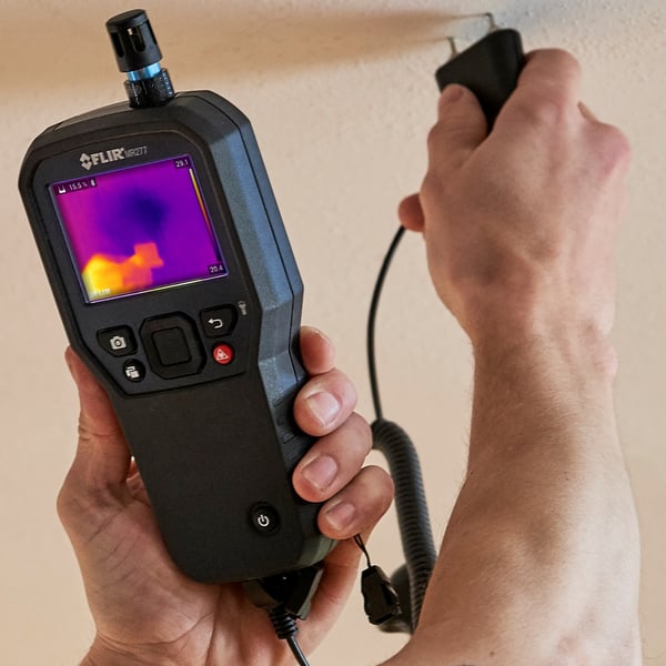 Miniatyrbillede 11 af 12: FLIR MR277 hygrometer & psycrometer Indendørs Electronic psychrometer Sort