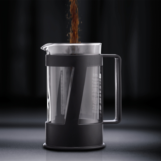 Miniatyrbild 5 av 5: Bodum Crema 0,5 l Svart, Transparent