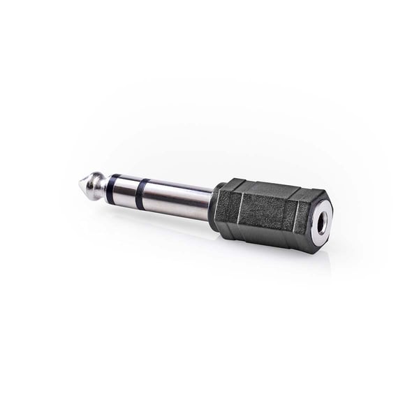 Nedis CABW23930AT kabel kønsskifter 6.35 mm 3.5 mm Female Anthracit