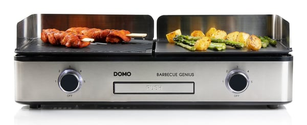 Domo DO9259G raclette grill 2400 W Sort, Rustfrit stål