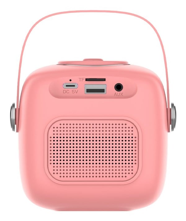 COOL Accesorios Mini Karaoke Bärbar monohögtalare Rosa 6 W