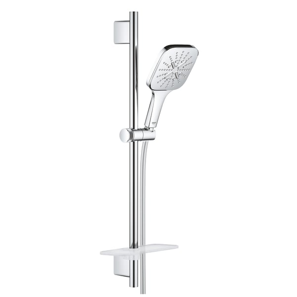 Miniatyrbillede 1 af 3: GROHE Rainshower SmartActive 130 Cube brusesystem 1 hoved(er) Væg Krom