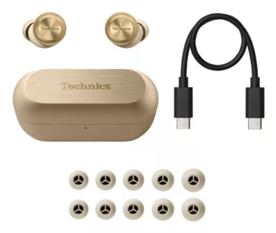 Technics EAH-AZ100 Kuulokkeet True Wireless Stereo (TWS) In-ear Puhelut/Musiikki USB Type-C Bluetooth Kulta