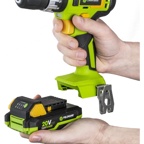 Fieldmann FDUV 70115-A bor 1300 rpm Nøglefri Sort, Grøn