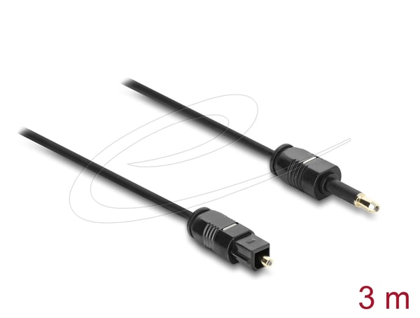 DeLOCK 90921 ljudkabel 3 m Toslink Mini-TOSLINK Svart