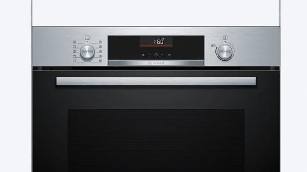 Bosch Serie 6 HBG536ES4 ovn 71 L 3400 W Sort, Sølv