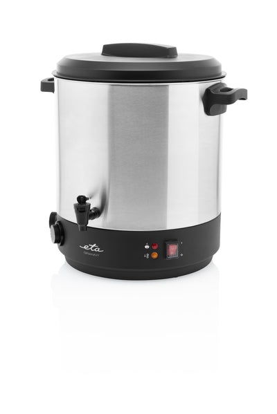 Miniatyrbillede 1 af 9: Eta GRANNY temaskine 25 L 1800 W Sort, Rustfrit stål