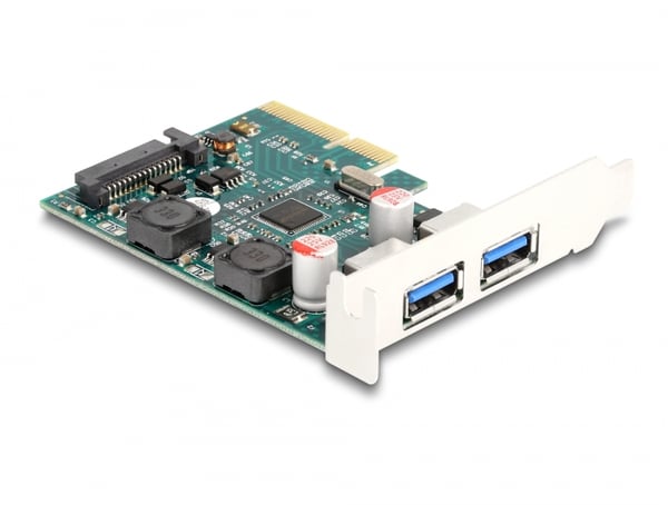 Miniatyrbild 2 av 3: DeLOCK 90106 nätverkskort/adapters Intern USB 3.2 Gen 2 (3.1 Gen 2)