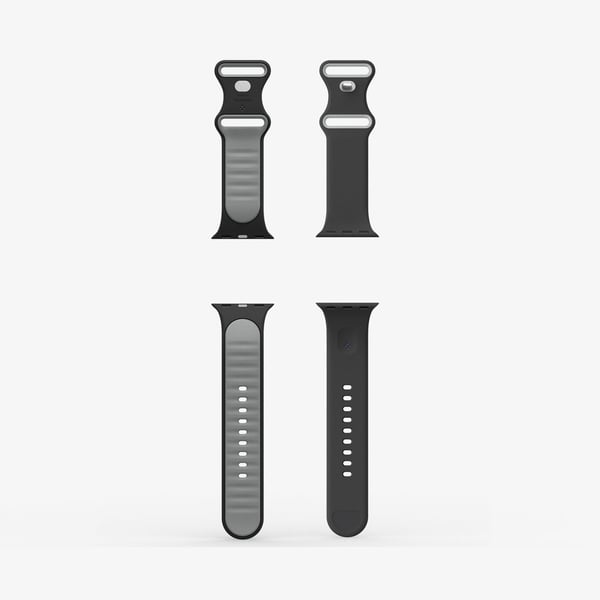Pikkukuva 2 / 9: Spigen Nano Pop Yhtye Musta Silikoni
