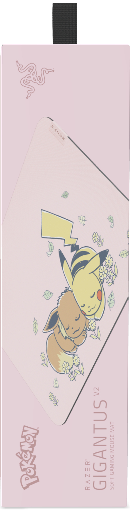 Razer Gigantus V2 – Pikachu & Eevee Edition Gaming musemåtte Lyserød
