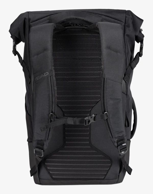 Miniatyrbillede 6 af 10: HEAD Pro X Racqpack rygsæk Sportsrygsæk Sort Nylon, Polyurethan (PU), Genanvendt polyethylenterephthalat (rPET), Termoplastisk elastomer (TPE)