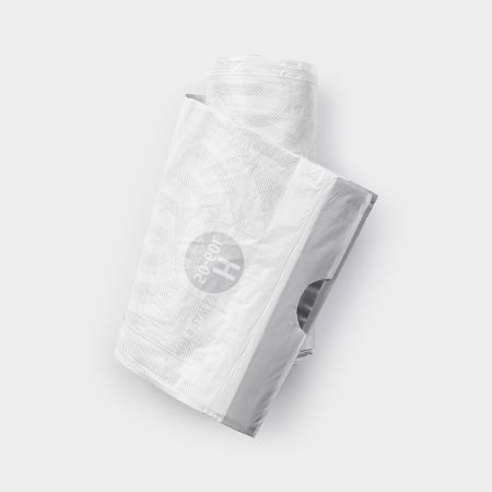 Miniatyrbild 3 av 3: Brabantia 138782 soppåsar 60 l Vit 20 styck