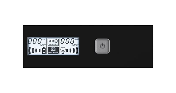 Infosec X4 800 RM Plus UPS-enhed Interaktivt indgangsstik 0,8 kVA 480 W 6 AC stikkontakt(er)