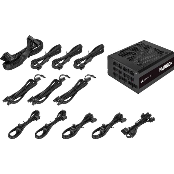 Corsair RMx Series RM1000x virtalähdeyksikkö 1000 W 24-pin ATX ATX Musta