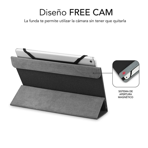 SUBBLIM SUB-CUT-2FC001 iPad-fodral 25,6 cm (10.1") Folio Svart
