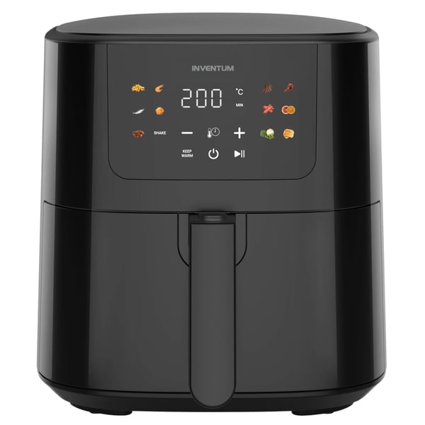 Inventum GF501HLDB frituregryde Enkelt 5 L Enkeltstående 1500 W Varmluftsteger Sort