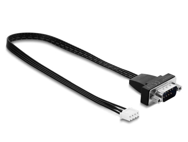 DeLOCK 91277 sarjakaapeli Musta 0,25 m RS-232 JST-XHR-4P