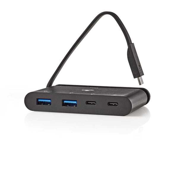 Pikkukuva 4 / 7: Nedis TCARF250BK keskitin USB 3.2 Gen 1 (3.1 Gen 1) Type-C Musta
