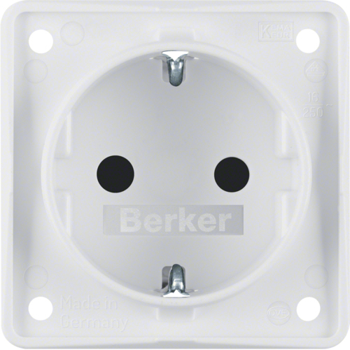 Berker SCHUKO-STIKKONTAKT+KS PWS MAT MAT / BERKER 0947792502 B.MOBIL 947792502