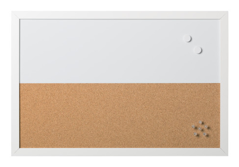 Bi-Office MX03106668 whiteboard 600 x 400 mm Lakeret stål/kork Magnetisk
