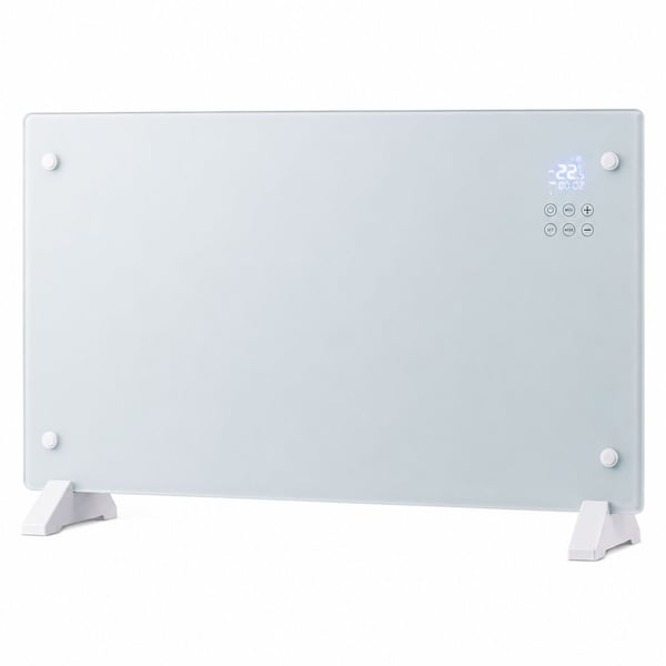 Miniatyrbild 1 av 11: Extralink SMART GLASS PANEL HEATER, WHITE, 2000W, WIFI, LPL-23A-WH